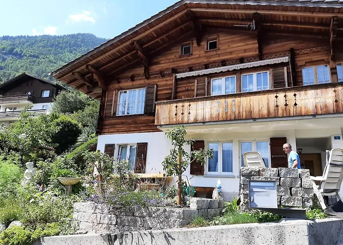 Chalet Apartment By Interlaken. Parking